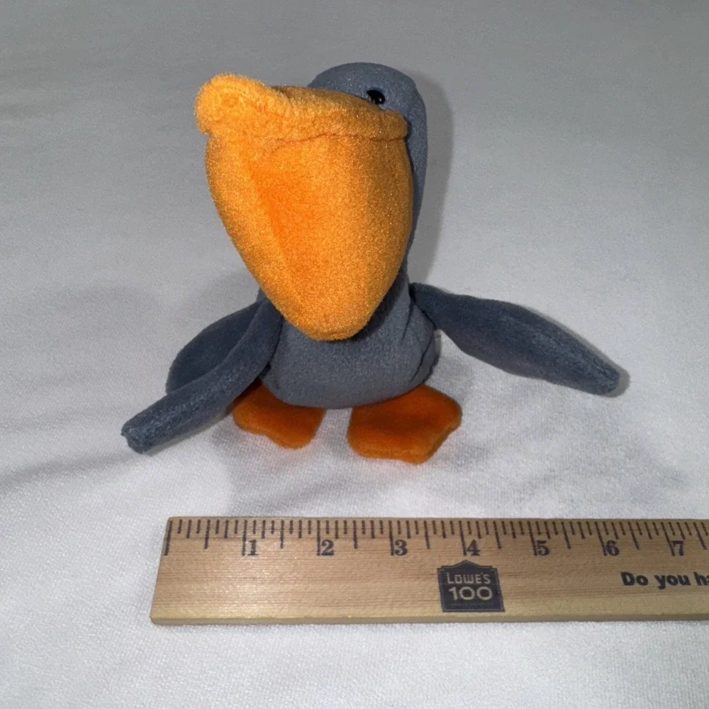 Ty Beanie Baby SCOOP Pelican Bird‎ 1996 Vtg No Tag Plush Toy Retired